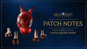 Hogwarts Legacy introduce una modalità per aracnofobici: i ragni saranno pallette rosse con pattini a rotelle